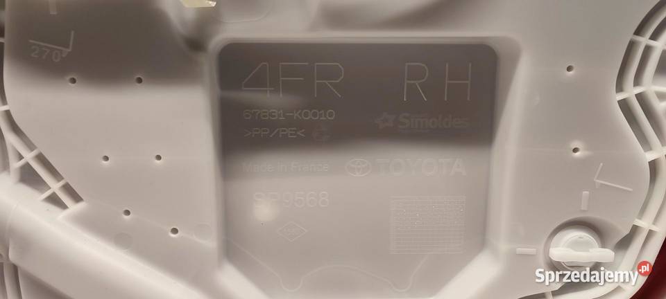 MAZDA 2 TOYOTA YARIS IV DRZWI PRAWY PRZÓD 2025