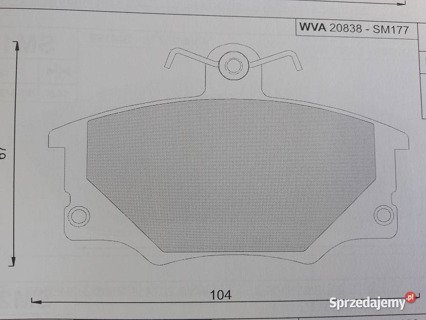 Klocki hamulcowe kpl przód ABARTH RITMO ALFA Olsztyn