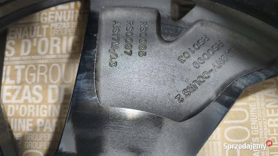 Felga renault arkana aluminiowe sprzedam