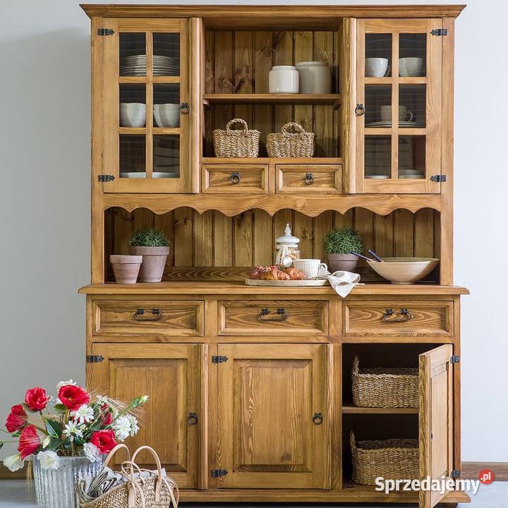 Kuchenny kredens drewniany MebloWosk VIT104 150cm Maków Podhalański sprzedam