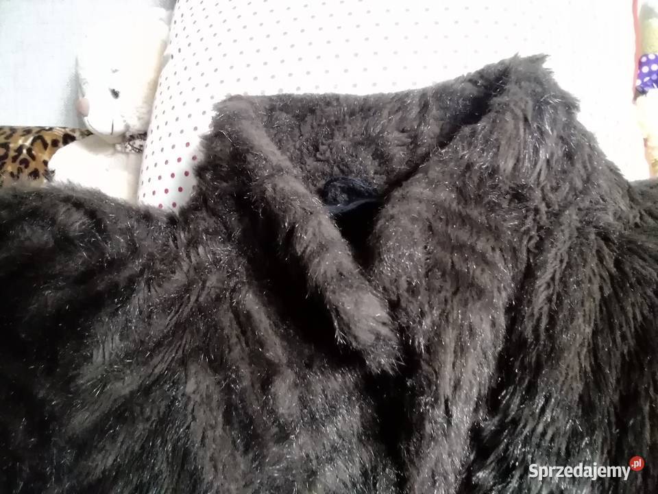 Sztuczne futerko ciemny brąz sprzedam