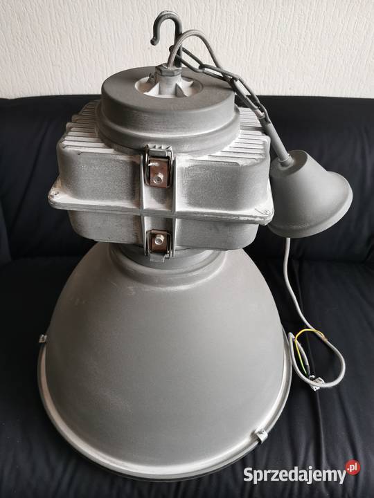 Lampa przemysłowa wisząca industrialna LOFT odcienie szarości