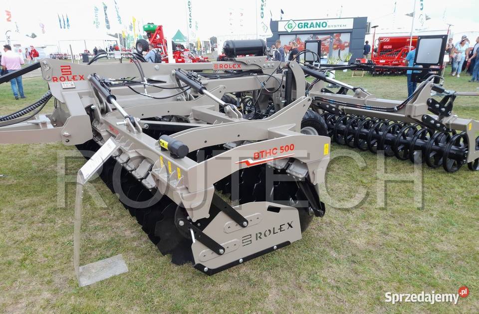 Brona talerzowa hydraulicznie składana ciężka Szczecin