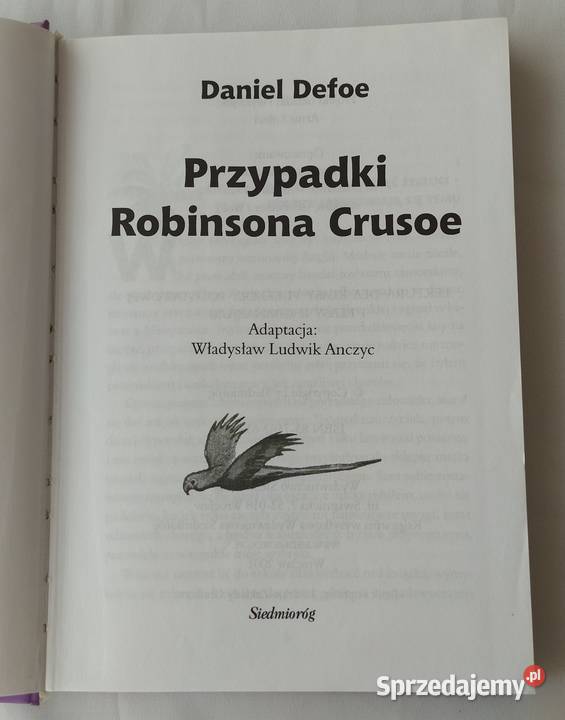 PRZYPADKI ROBINSONA CRUSOE Daniel Defoe Hajnówka