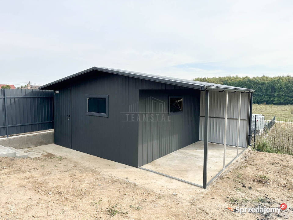 Garaż blaszany Domek Schowek 4x6m Wiata 2x6m samodzielny Krynica-Zdrój