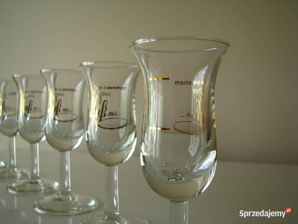 Kieliszki do brudzia na nóżce tulipan Kieliszki i pucharki Brzegi