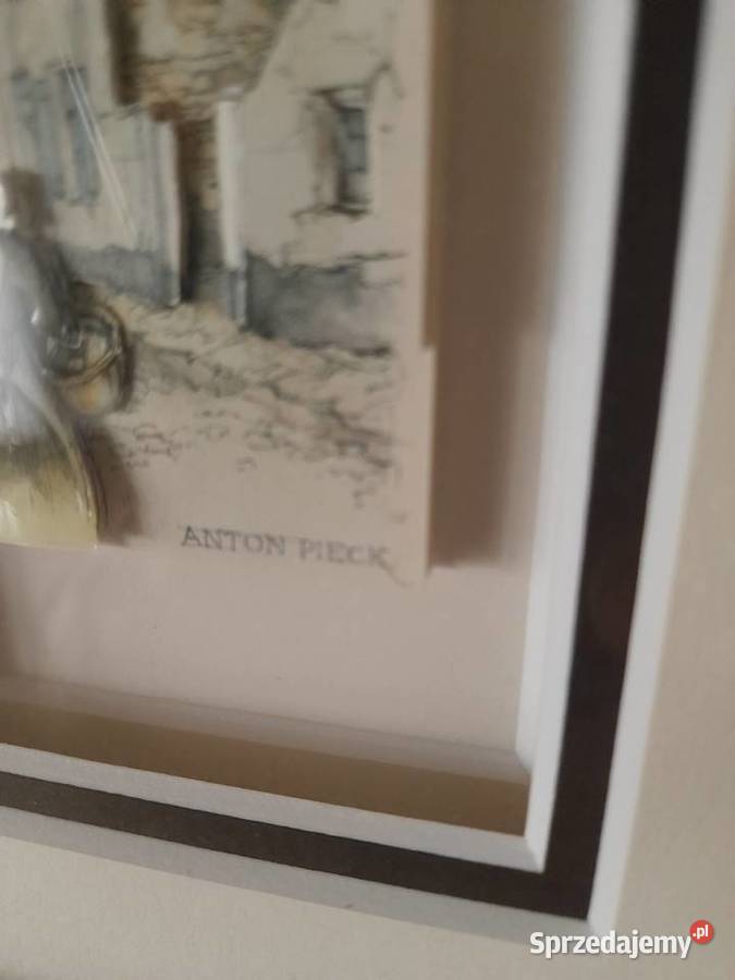 Obraz 3D Hattem 1900 Anton Pieck Antyki Konin sprzedam