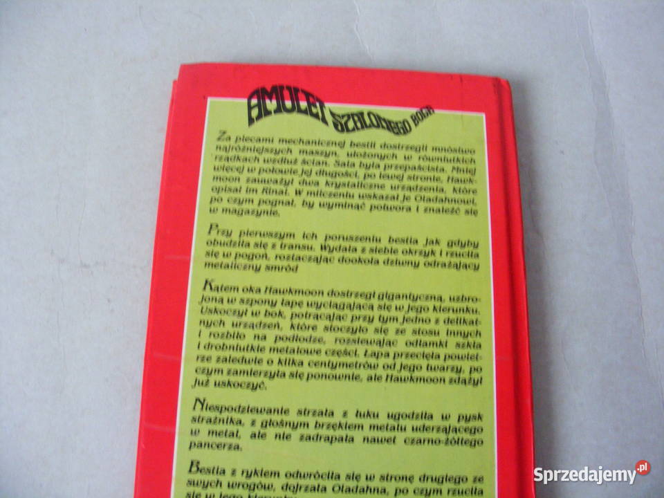 Amulet szalonego Boga Klejnot w czaszce Księga Oborniki Śląskie