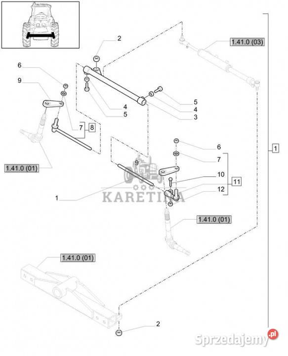 Holland T6010 Ramię 82029585 Jastrzębniki