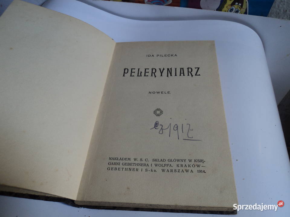Peleryniarz Ida Pilecka 1914r Antykwariat Nowy Sącz sprzedam