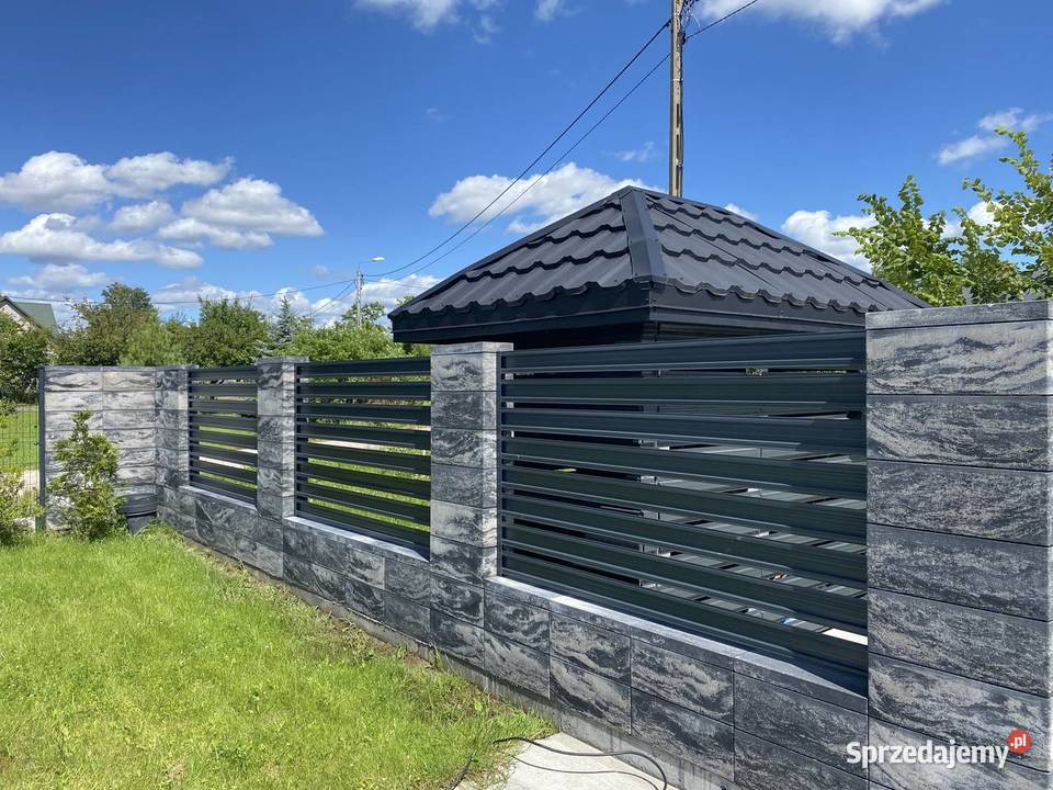 pustak ogrodzeniowy KONEKT 50x20 nowoczesne Bytów