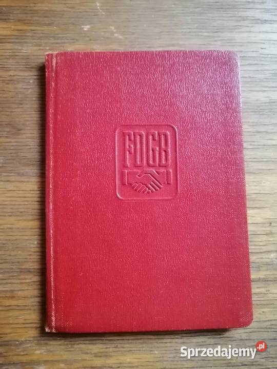 kolekcjonerska Legitymacja znaczki FDGB 1 Filatelistyka