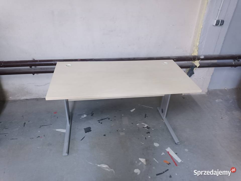 Biurko jasne drewno 140x70 proste mazowieckie Warszawa