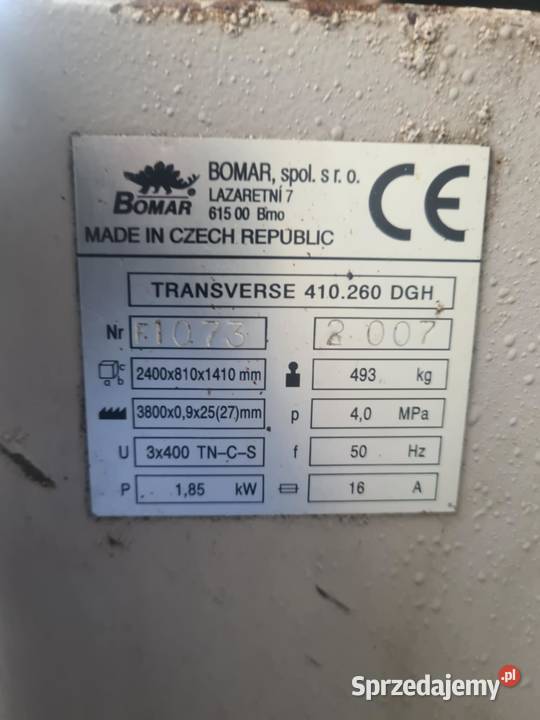 Piła Bomar 410260 DGH Transverse Falownik Bratoszewice