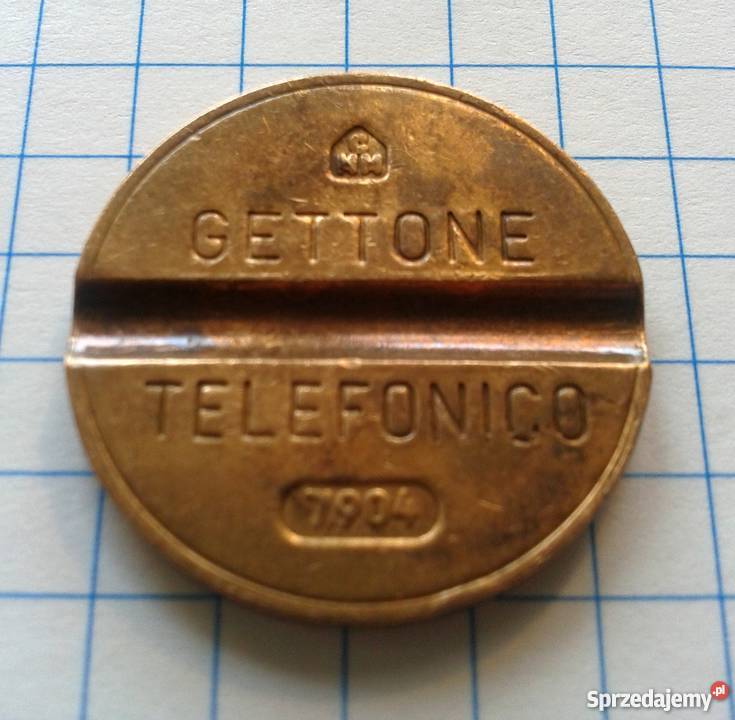 ŻETON TELEFONICZNY GETTONE TELEFONICO CMM 7904 Piszczac