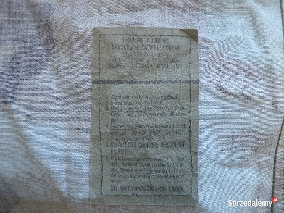 Spodnie BDU woodland large long NYCO 90r Wrocław
