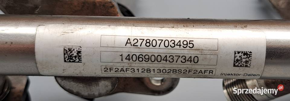 A2780703495 Listwa Wtryskowa Wtryski Mercedes Mielęcin