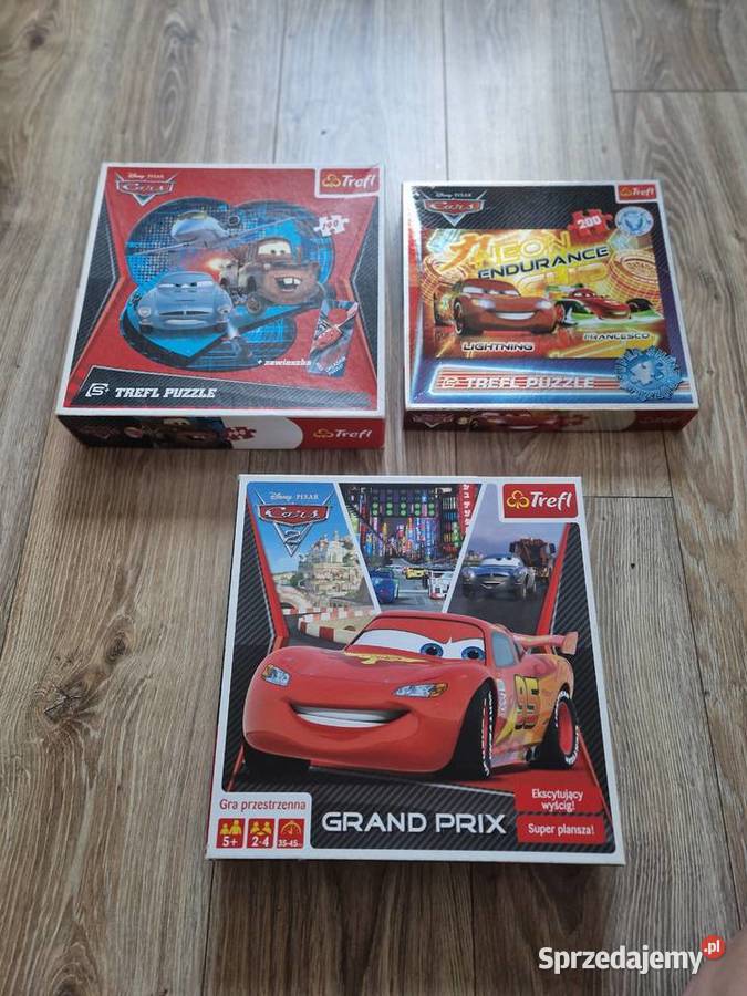 puzzle zygzak McQueen cars auta gra planszowa Kraków sprzedam