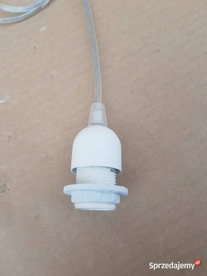 Zawieszenie do lampy na klosz abażur E14 białe Warszawa sprzedam