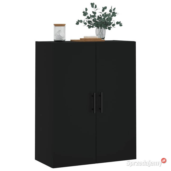 Szafka wisząca czarna 695x34x90 WM828445 Warszawa