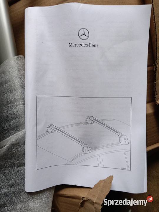 Nowe Relingi dachowe Mercedes Basic Carrier Bars Białystok