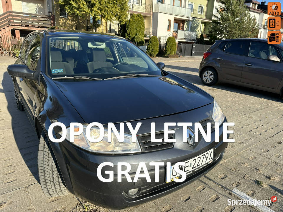 Renault Megane BenzynaKlimatronikTempomat8 Zarejestrowany w Polsce Wejherowo