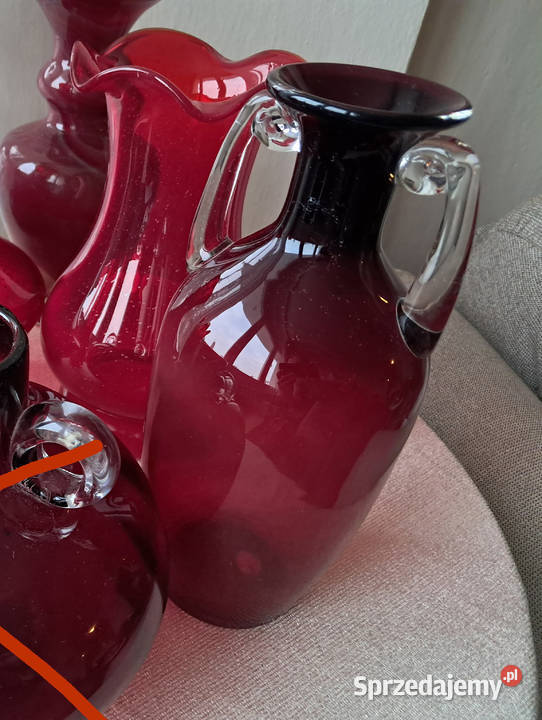 Sprzedam duży kieliszek z szkła kolorowego Warszawa