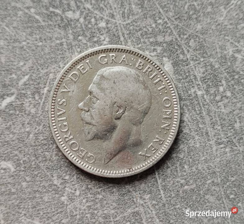 171 ANGLIA srebro 1 Shilling 1927 r Jerzy V Wola Kruszyńska