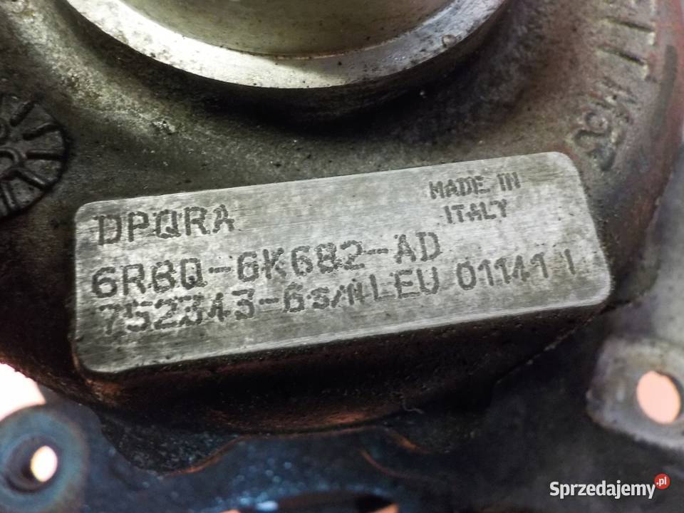 JAGUAR XF 27 D V6 09r turbina 6R8Q6K682BD Suków