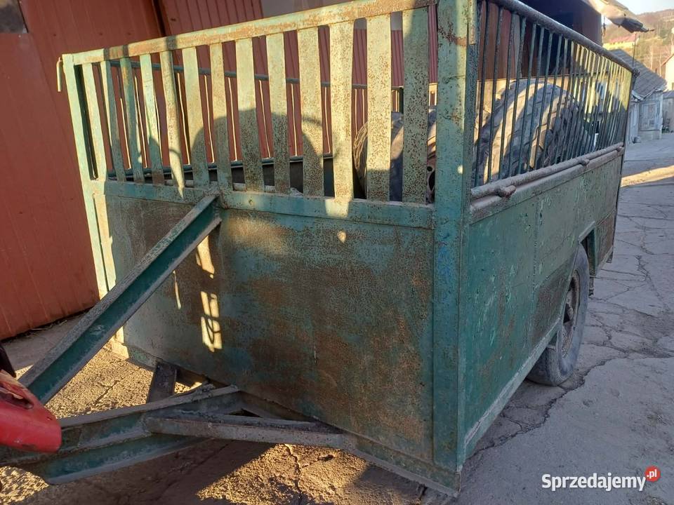 Przyczepa bydlarka do bydła żywca koni małopolskie Brzesko