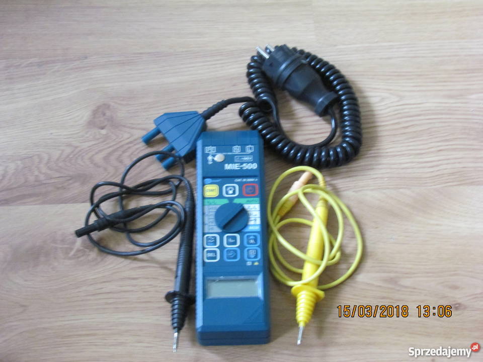 Miernik instalacji elektrycznych MIE500 Elektryka i akcesoria Szczecin sprzedam