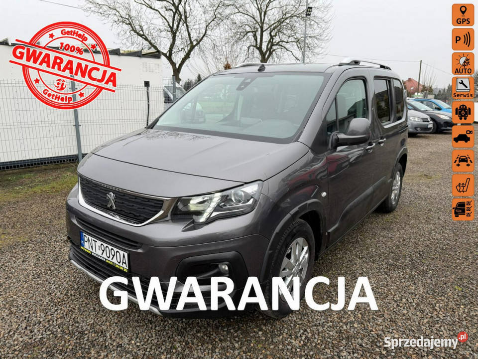 Peugeot RIFTER navi klimatronic kamera gwarancja wielkopolskie Zbąszyń