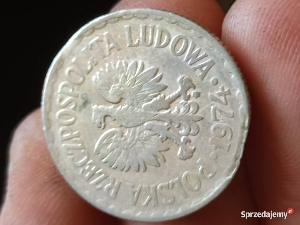 Sprzedam monetę 1 zloty 1974 odkrój blachy Chełm