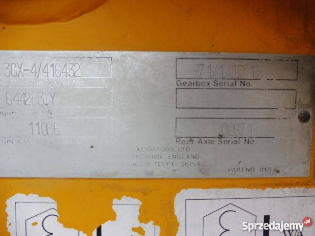 KOPARKOŁADOWARKA JCB 3CX sprzedam