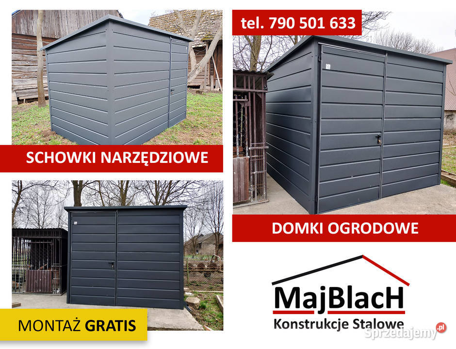 Garaż Blaszany Wiata MagazynSchowek Garaże Nieruchomości świętokrzyskie Skarżysko-Kamienna