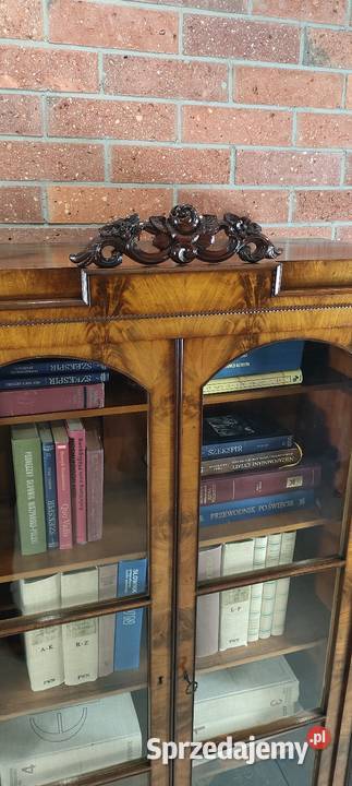 Ekskluzywna biblioteka witryna Ludwik Filip lubuskie Łagów sprzedam