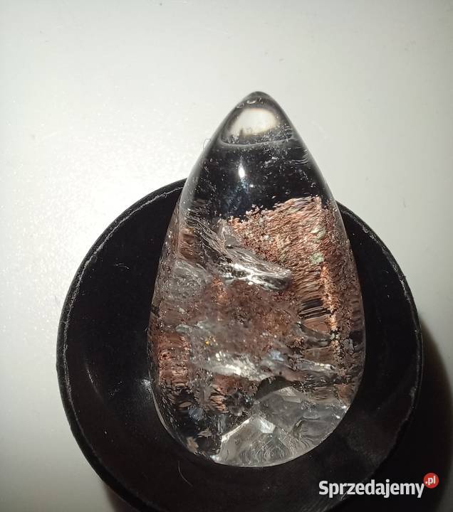 Naturalny kwarc fantomowy jasny a54 26x15mm Olsztyn