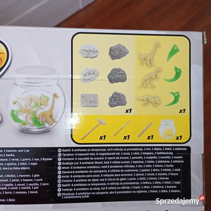 Nowy zestaw wykopaliska dinozaury małopolskie