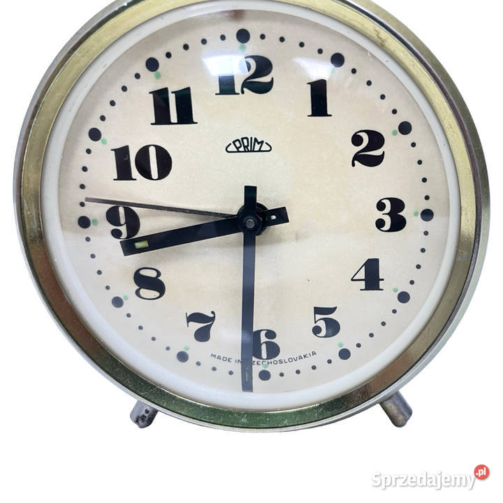 Sprawny Budzik PRIM Vintage Czechosłowacja lata Warszawa