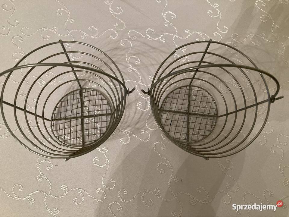Koszyczki Metalowe Ozdobne Dekoracyjne 2 inny kolor śląskie Czerwionka-Leszczyny