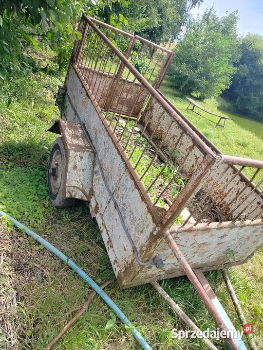 Dwukołówka przyczepka ciągnikowa sprzedam Skarszewy