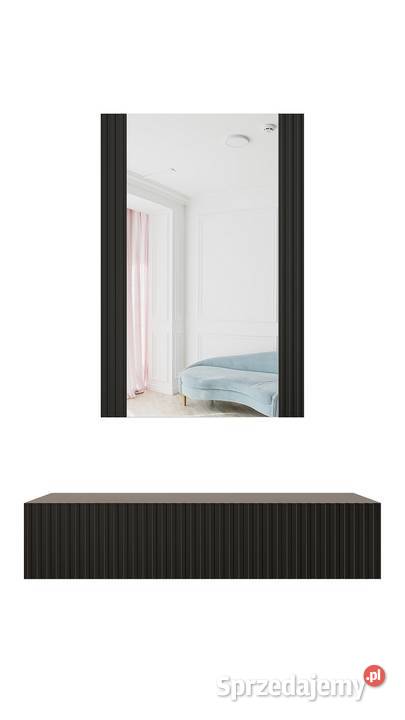 PAFOS toaletka z lustrem czarna Rzeszów