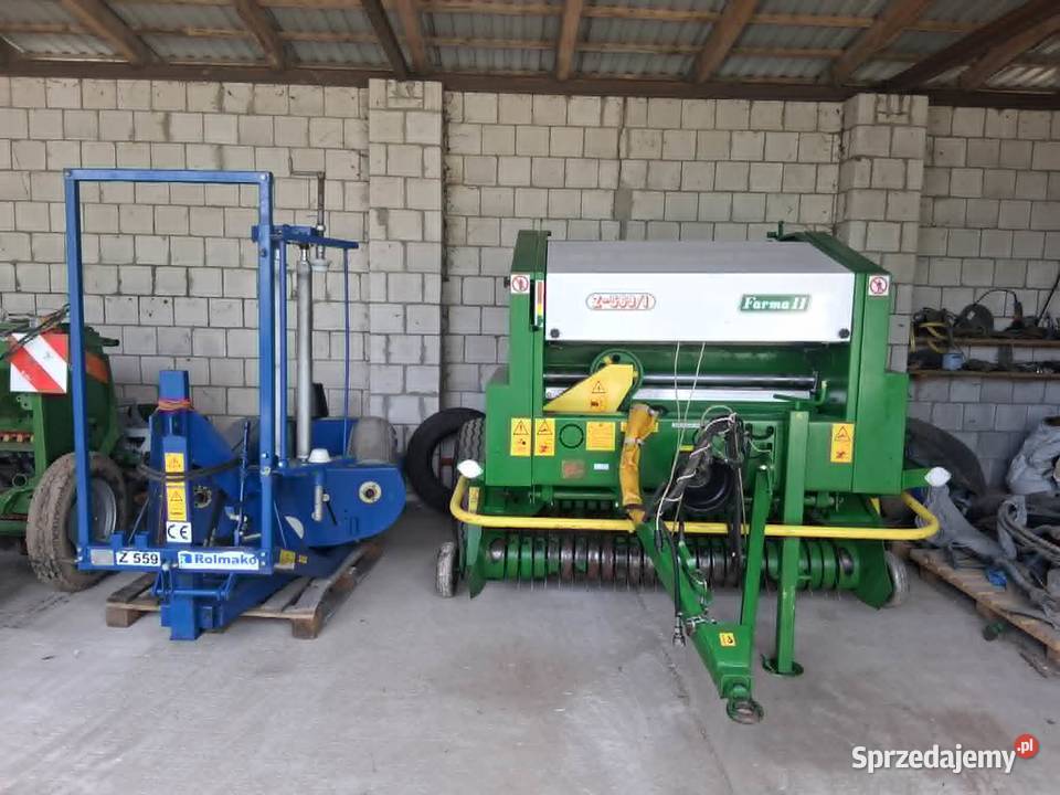 Prasa Sipma Farma II bele baloty słoma nieuszkodzony mazowieckie Zwoleń