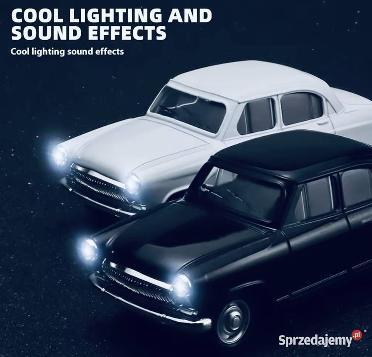 Czarna Volga GAZ21 klasyczny model samochodu do Grupa