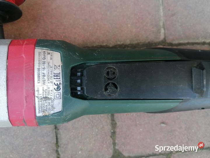 Szlifierka METABO WEPBF 15150 quick 1550W Przemęczany