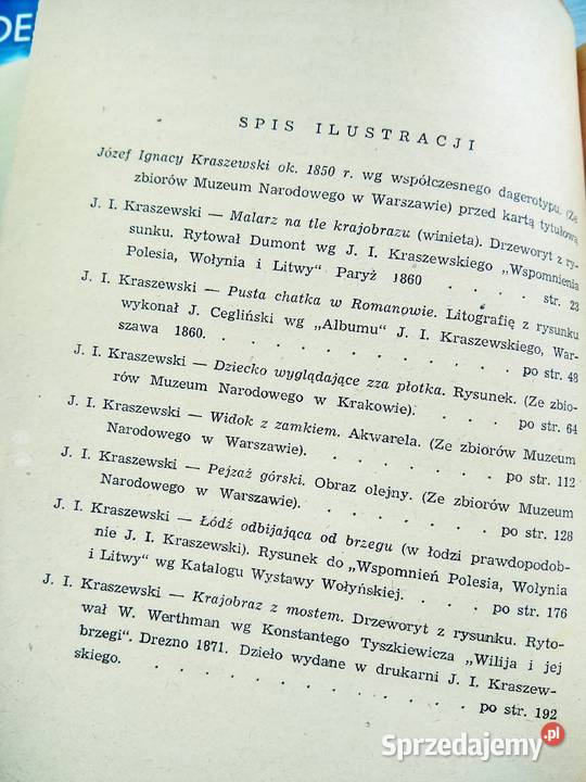 Jermoła Kraszewskiego książki używane mazowieckie Warszawa