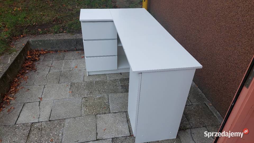 Biurko narożnikowe białe Poznań