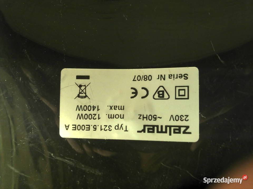 Odkurzacz czerwony Elf typ 3215E00E A 1400 W Knurów