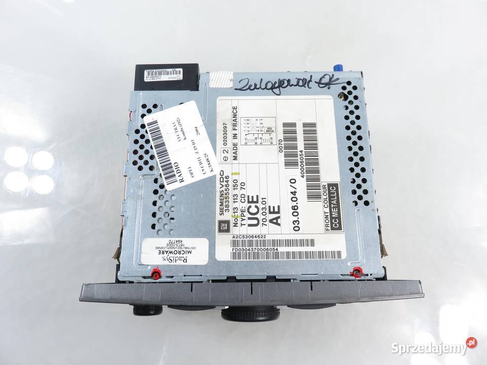 RADIO OPEL VECTRA C 13113150