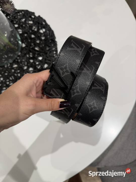 Pasek męski skórzany LV Louis Vuitton Monogram Dla mężczyzn Rzeszów